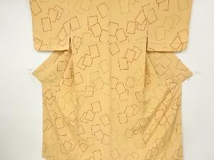 色紙散らし模様小紋着物